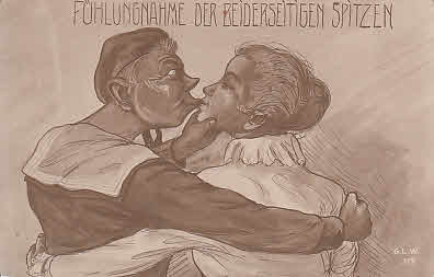 Fühlungsnahme der Beidseitigen Spitzen