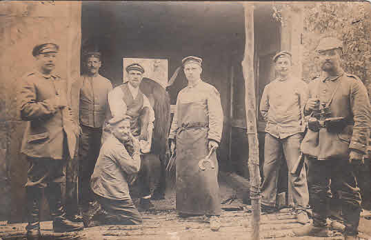 Fotokarte Hufschmiede