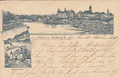 Neuburg Donau PLZ 8858