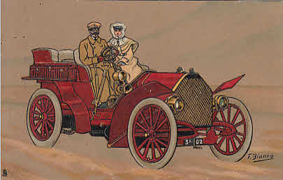 Künstler Karte Auto