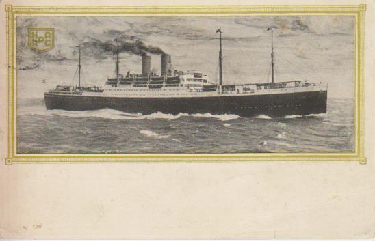 Dampfer "Hamburg - America Linie - Albert Ballin"