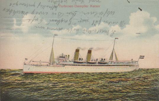 Dampfer "Turbinen Dampfer Kaiser "