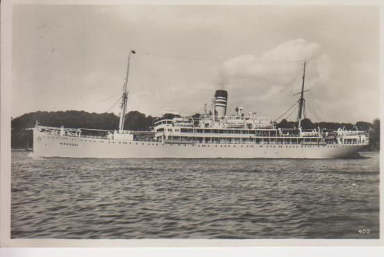 Dampfer " Woermann- Linie - P.D.Wangoni