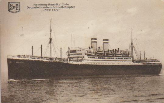 Dampfer "Hamburg - America Linie - Schnelldampfer"