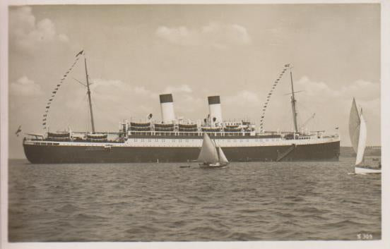 Dampfer " M.S. Monte Olivia"