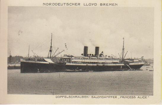 Dampfer "Norddeutscher Llyod - Princess Alice "
