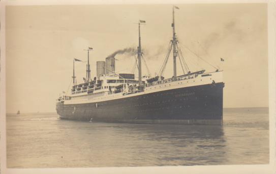Dampfer " Hamburg - Amerika Linie - S.S Deutschland"