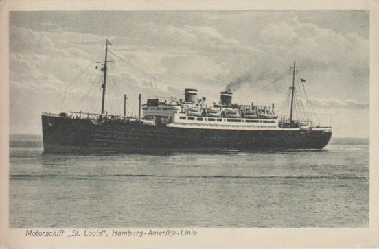 Dampfer " Hamburg - Amerika - Linie St.Louis "