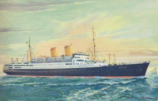 Dampfer "Norddeutscher Llyod - M.S. Berlin "