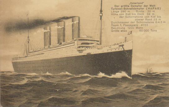 Dampfer " Vaterland "