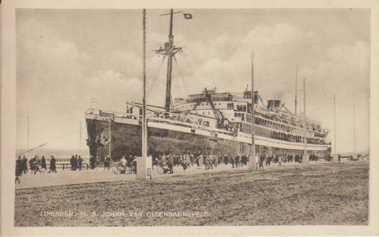 Dampfer " M.S. Johan van Oldenbarnevelt "