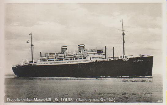 Dampfer "Hamburg - America Linie - St. Louis "