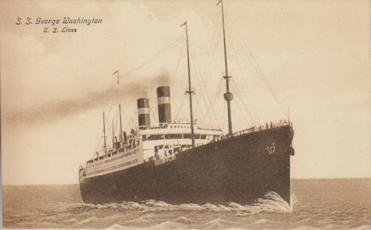 Dampfer " S.S. George Washinton "