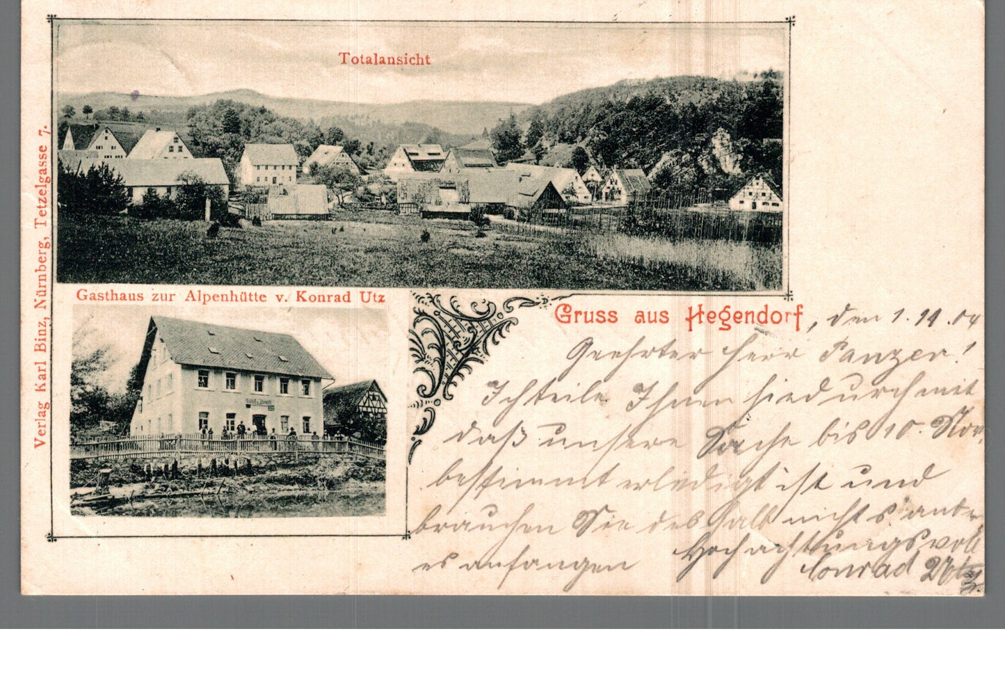 Hegendorf /Pommelsbrunn PLZ 8561