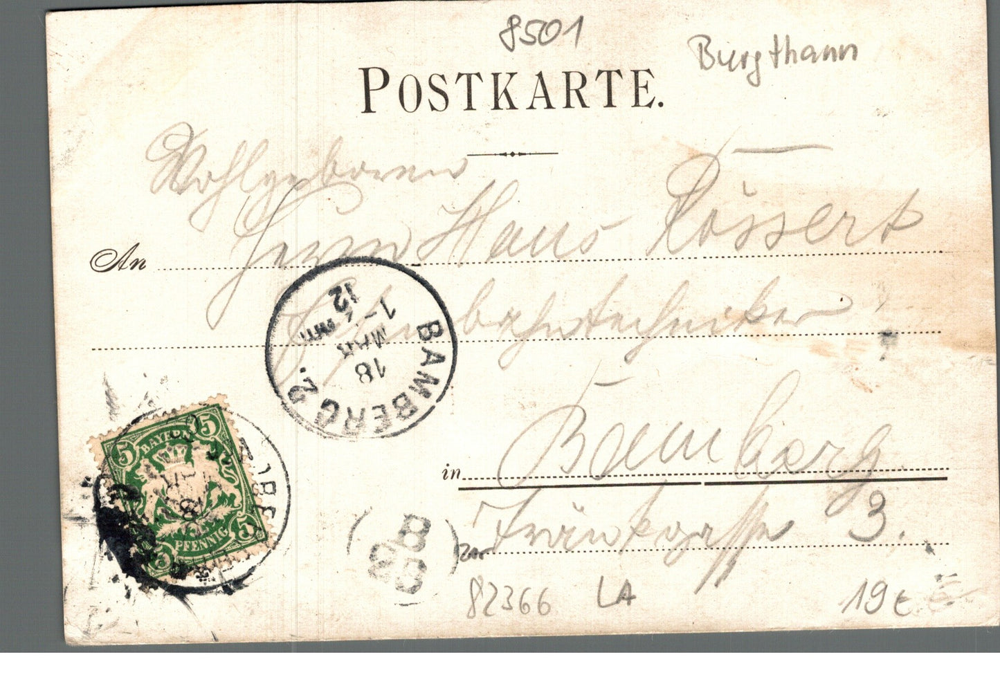 Burgthann PLZ 8501