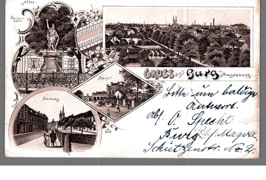 Burg bei Magdeburg PLZ O-3270