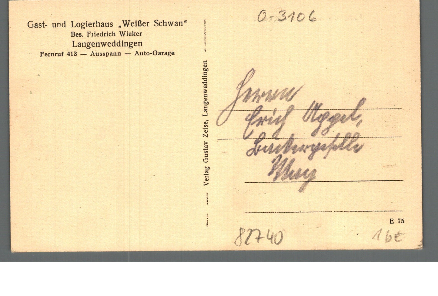 Langenweddingen PLZ O-3106