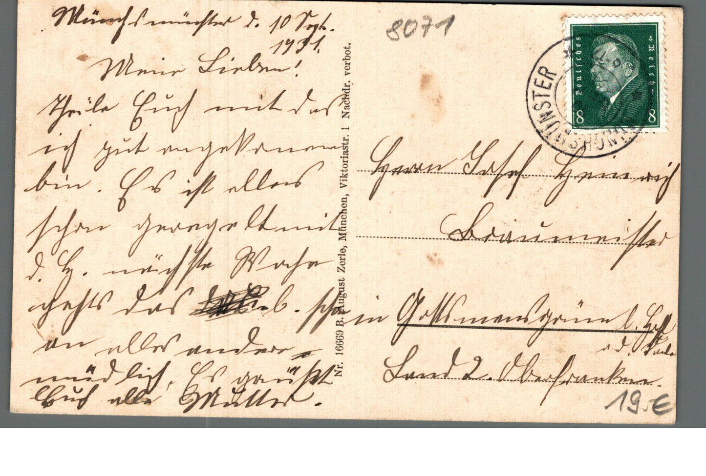 Münchsmünster PLZ 8071