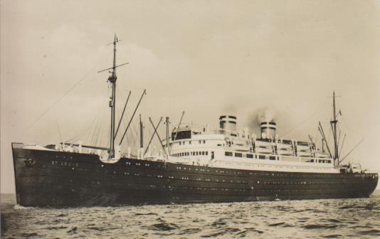 Dampfer "Hamburg - America Linie - St. Louis "