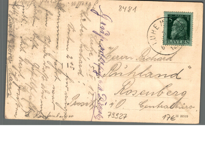 Ansichtskarte Luhe | 1914 | PLZ 8481