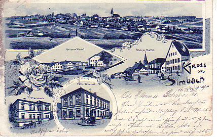 Simbach bei Landau PLZ 8384