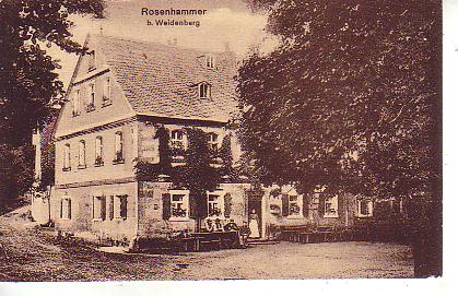 Weidenberg-Rosenhammer PLZ 8588