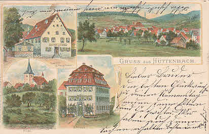 Hüttenbach PLZ 8568
