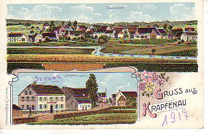 Krapfenau PLZ 8805