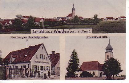 Weidenbach PLZ 8825