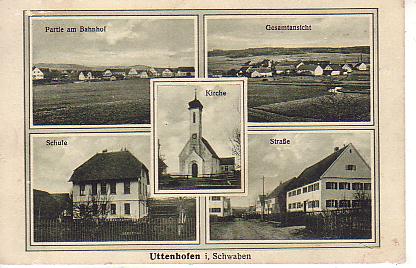 Uttenhofen PLZ 8907