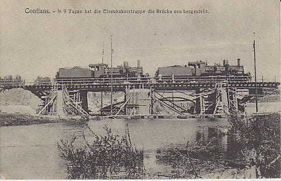 Lokomotive, Brückenbau, Conflans