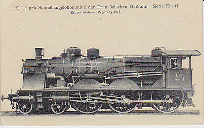 Schnellzug Lokomotive, 2c 3/5gek. der französischen Ostbahn