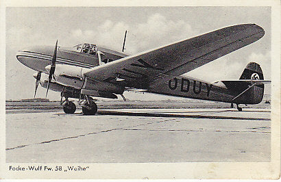 Focke Wulf Fw 58 " Weihe"