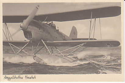 Wasserflugzeug, Doppeldecker startet