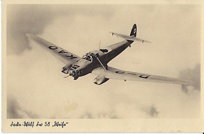 Focke Wulf Fw 58 " Weihe"