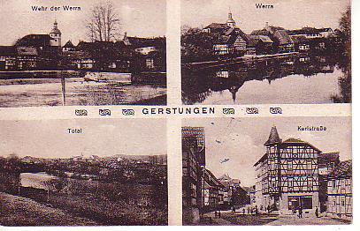 Gerstungen Werra PLZ O-5904