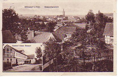 Mörsdorf PLZ O-6541