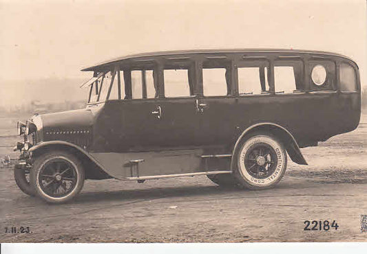 Omnibus der Fa. MAN Nürnberg 1923
