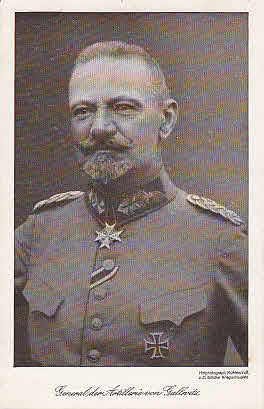 General der Artillerie von Gallwitz