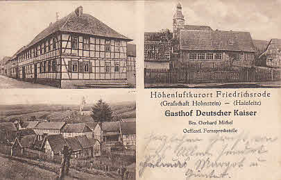 Friedrichsrode PLZ O-5401