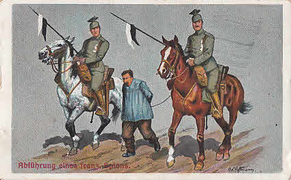 Abführen eines Franz. Spions
