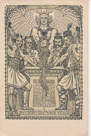 Künstler Karte Fidus Höppener Nr.70