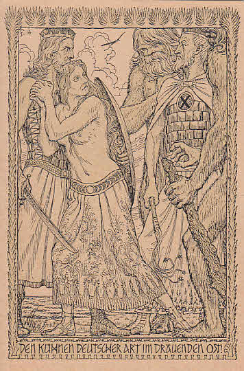 Künstler Karte Fidus Höppener Nr.62