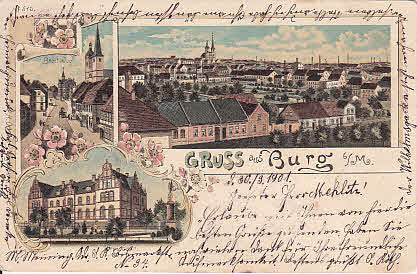 Burg bei Magdeburg PLZ O-3270