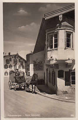 Postkutsche in Oberammergau