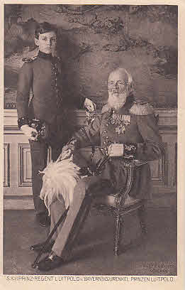 Prinzregent Luitpold und Prinz Ludwig von Bayern