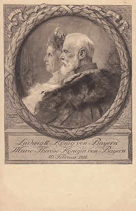 König Ludwig III. und Königin Maria Therese von Bayern