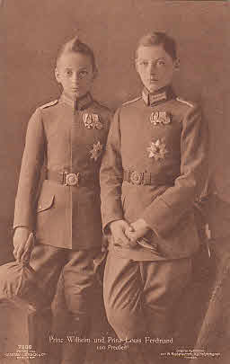 Prinz Wilhelm und Prinz Louis Ferdinand von Preußen