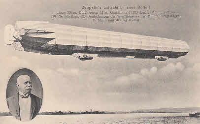 Zeppelin Luftschiff neues Modell