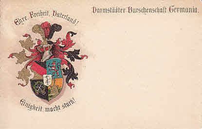 Studentika Darmstädter Burschenschaft Germania